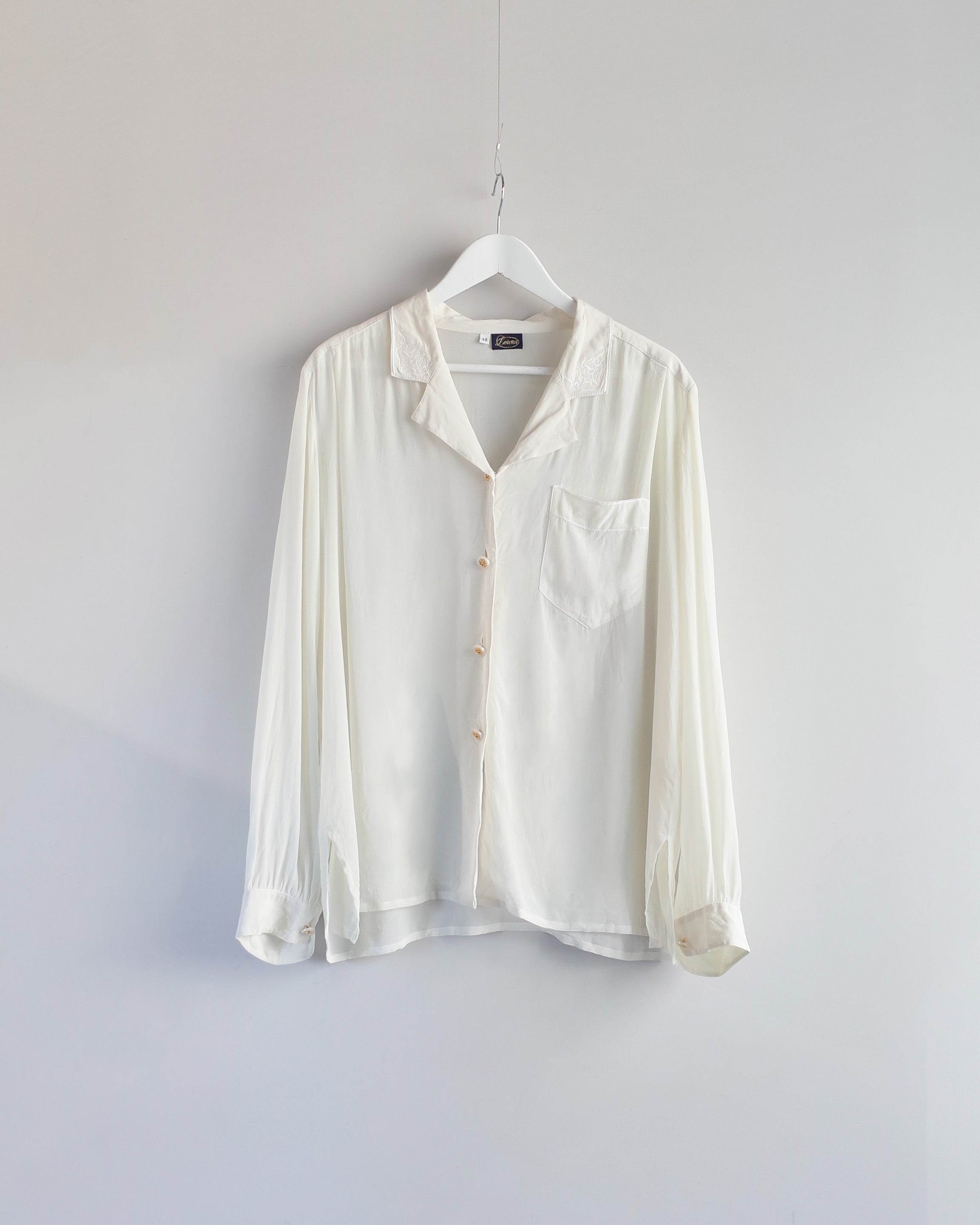 Used / OPEN COLLAR SHIRT