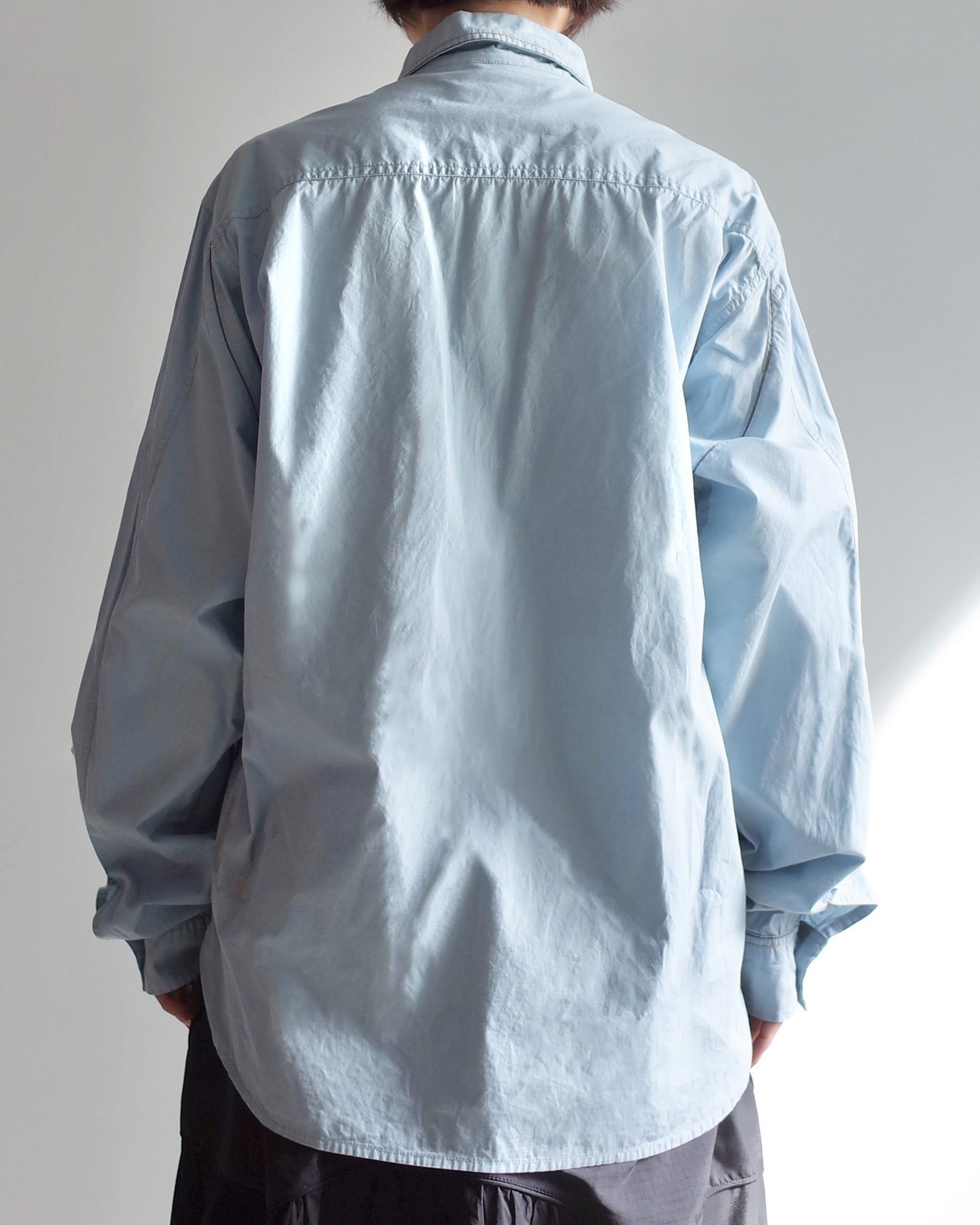 Used / ZIPPED PLAIN SHIRT