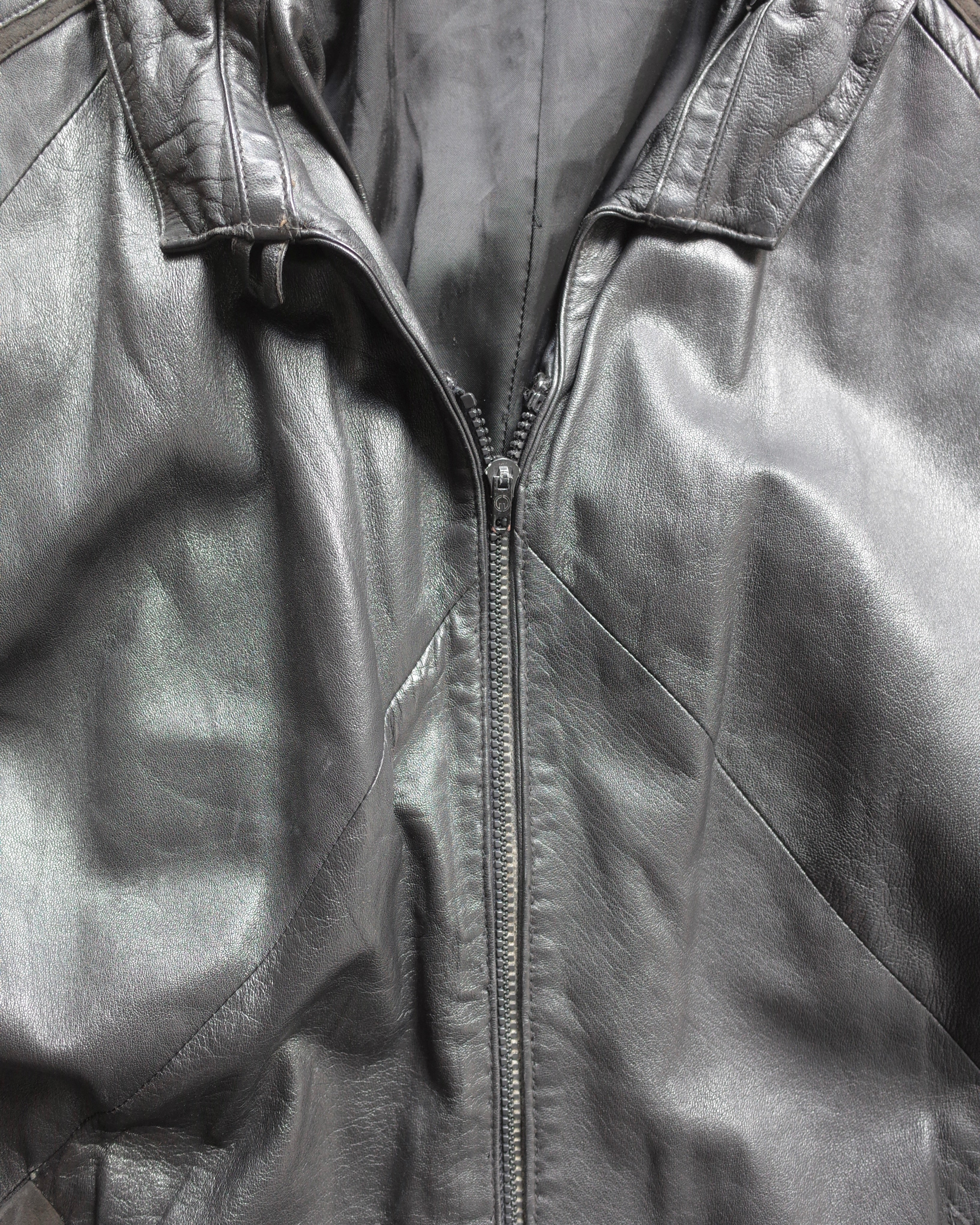 Used / LEATHER MEDI JACKET