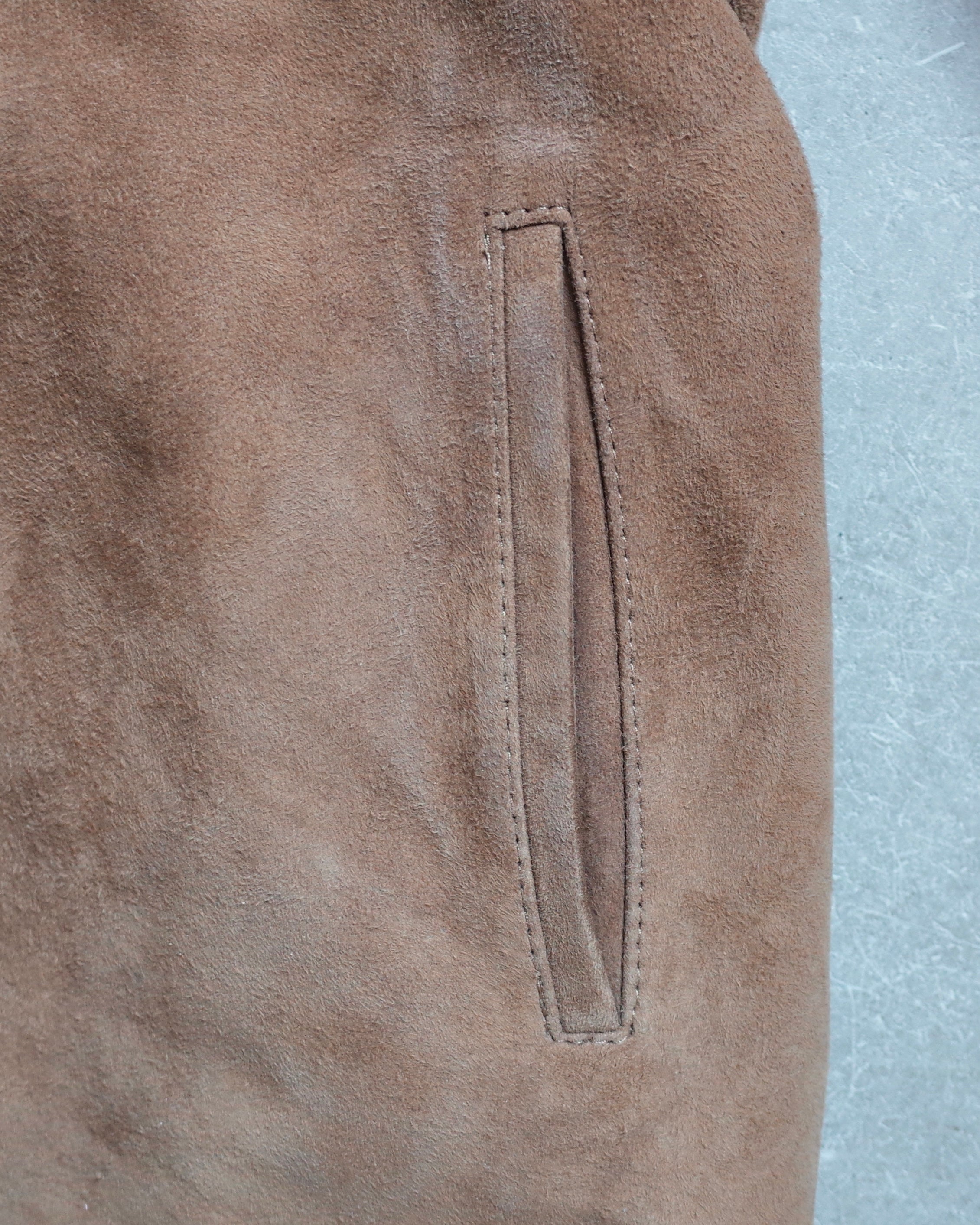 Used / LEATHER SHIRT JACKET