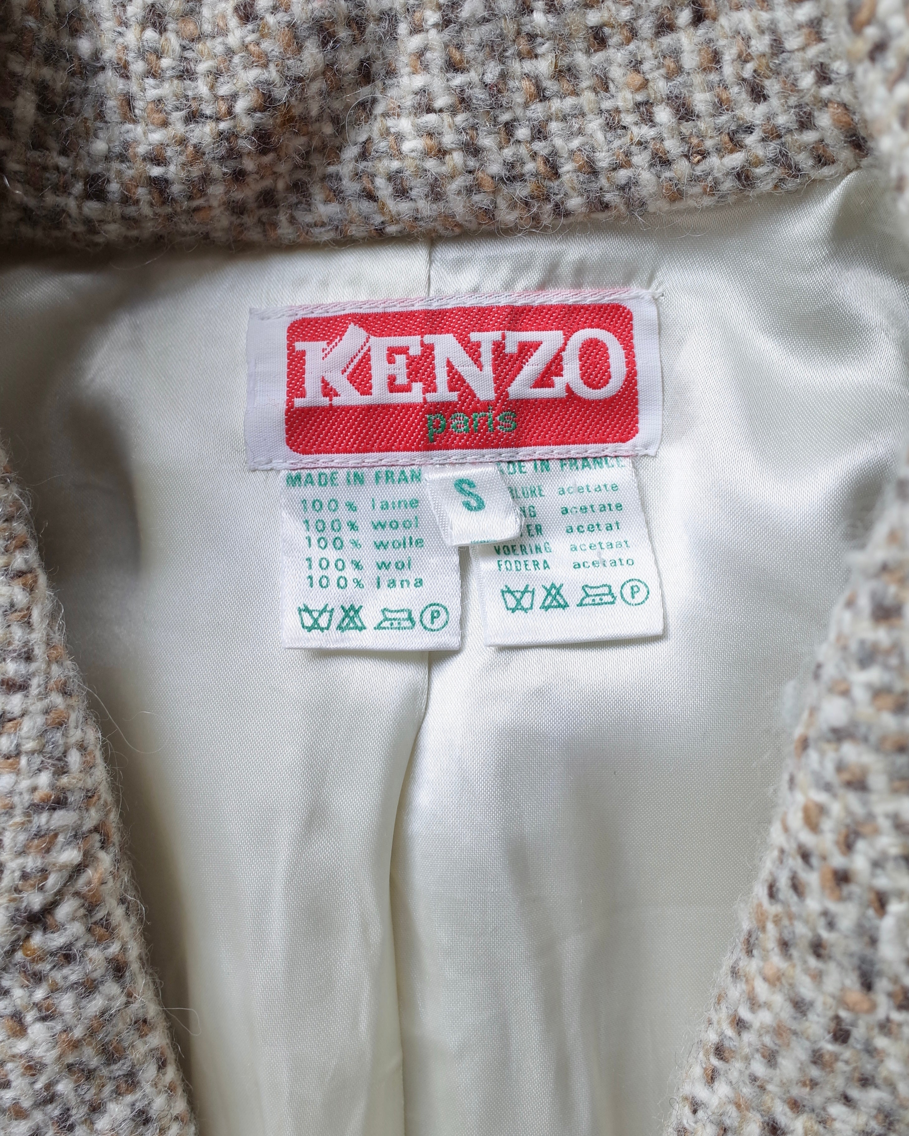 Used / KENZO TWEED SET UP