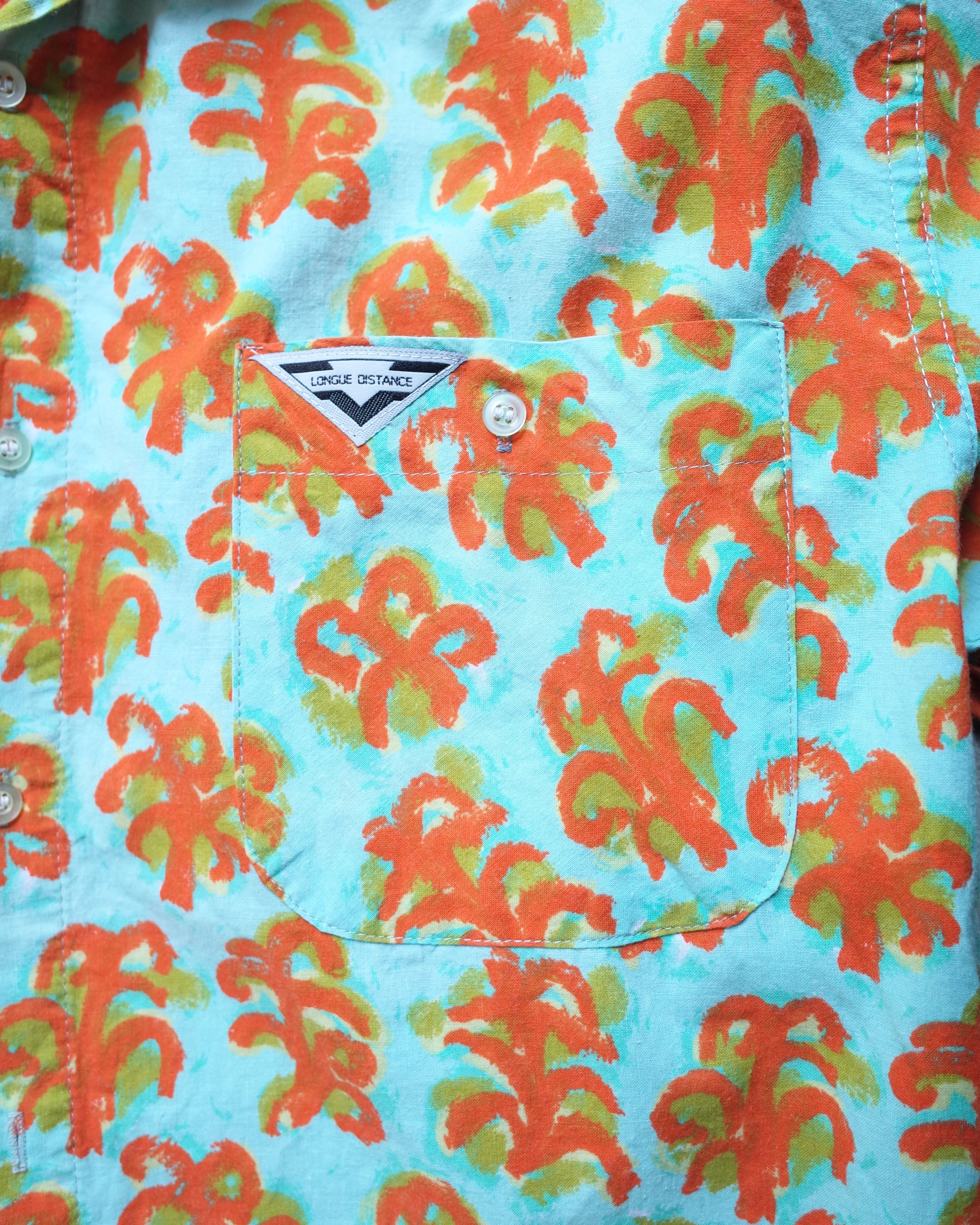 Used / BLOCK PRINT MENS SHIRT