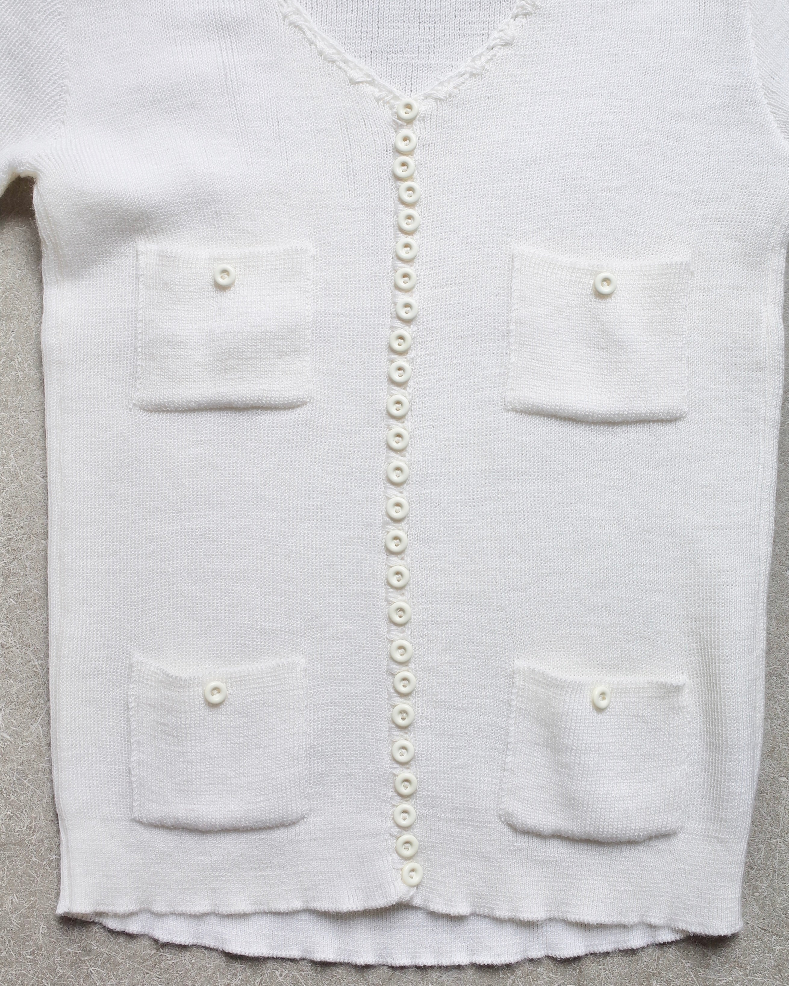Used / HALF SLEEVE KNIT PULLOVER
