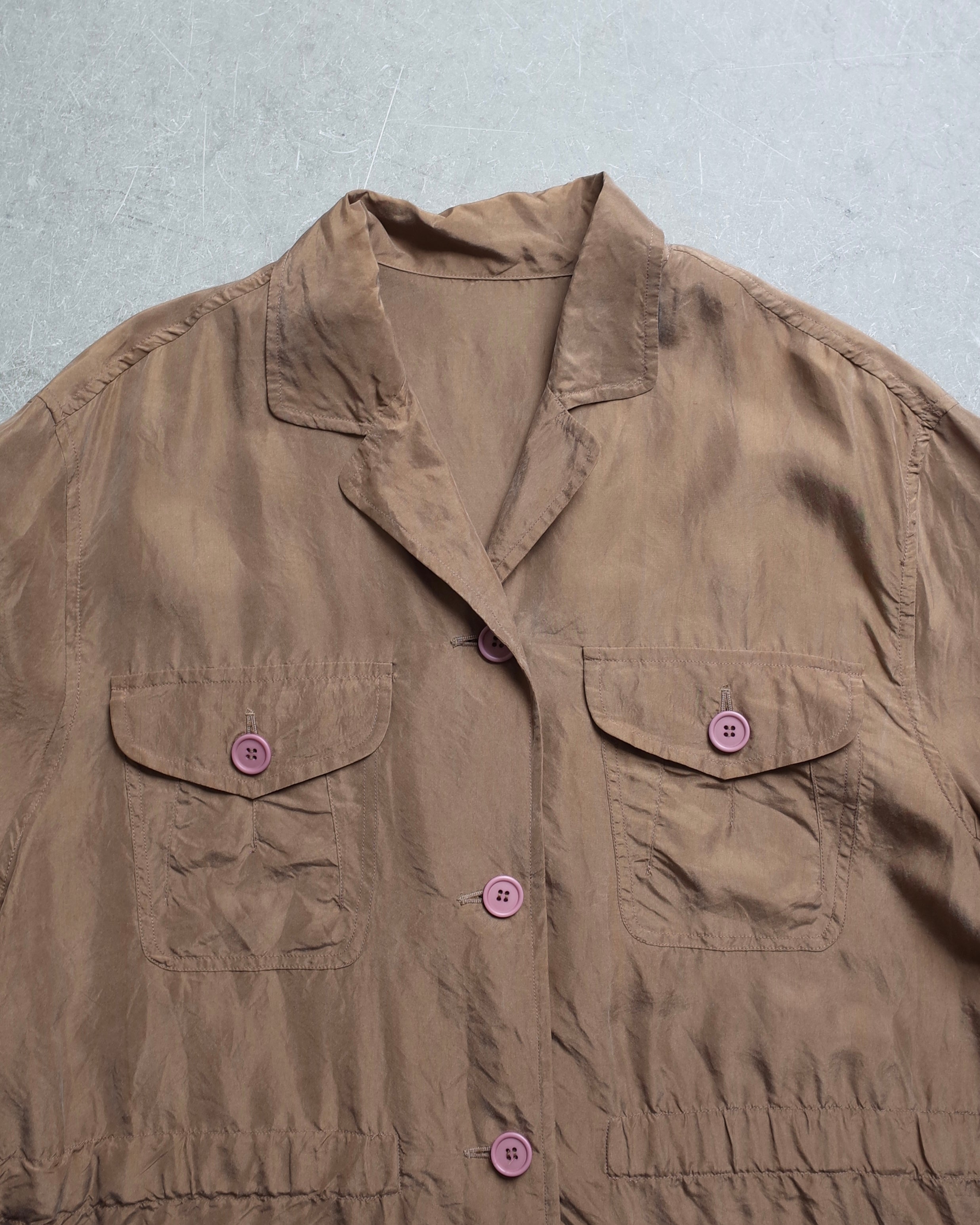 Used / SILK SHIRT JACKET