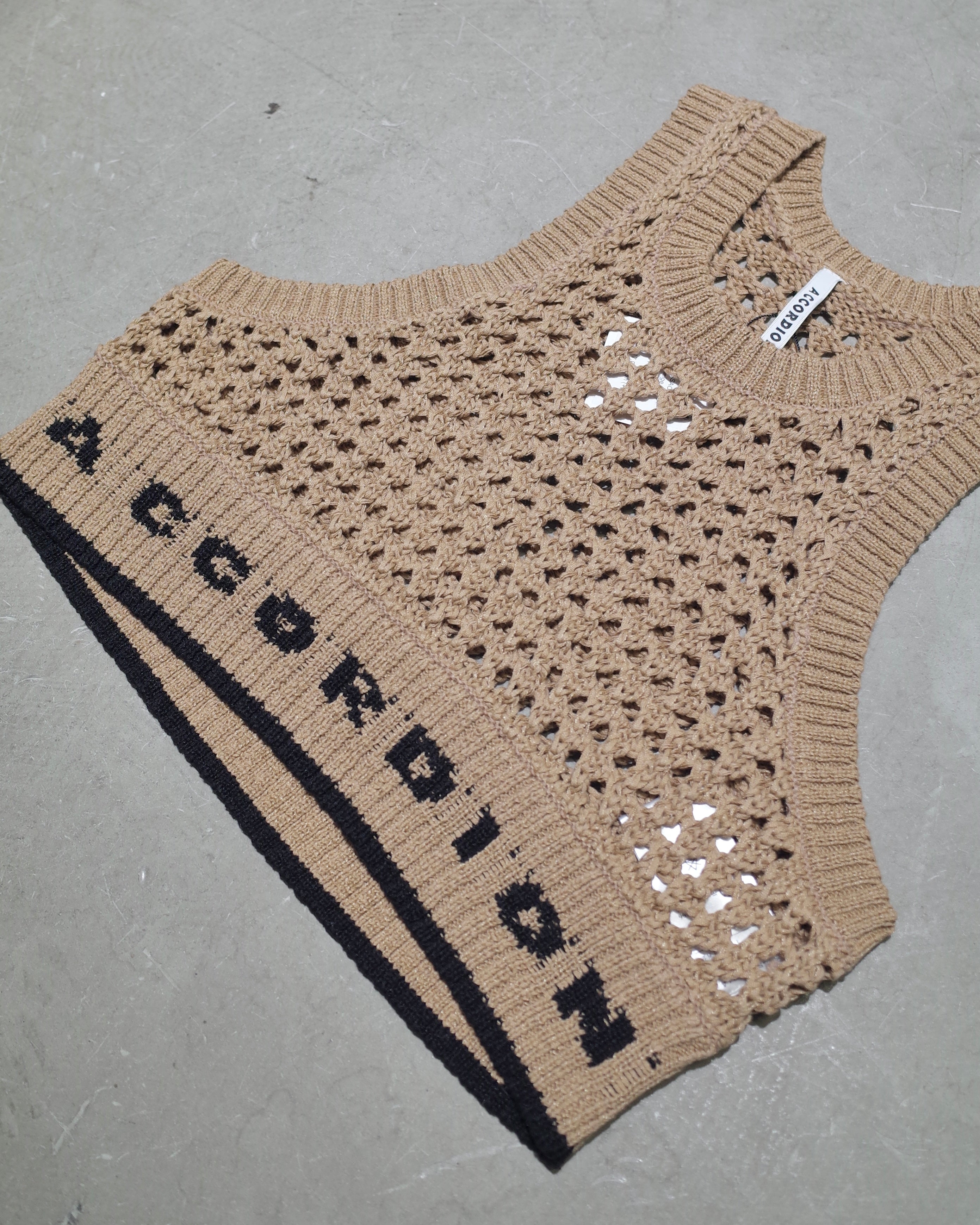 【期間限定】COTTON TAPE YARN MESH TANK