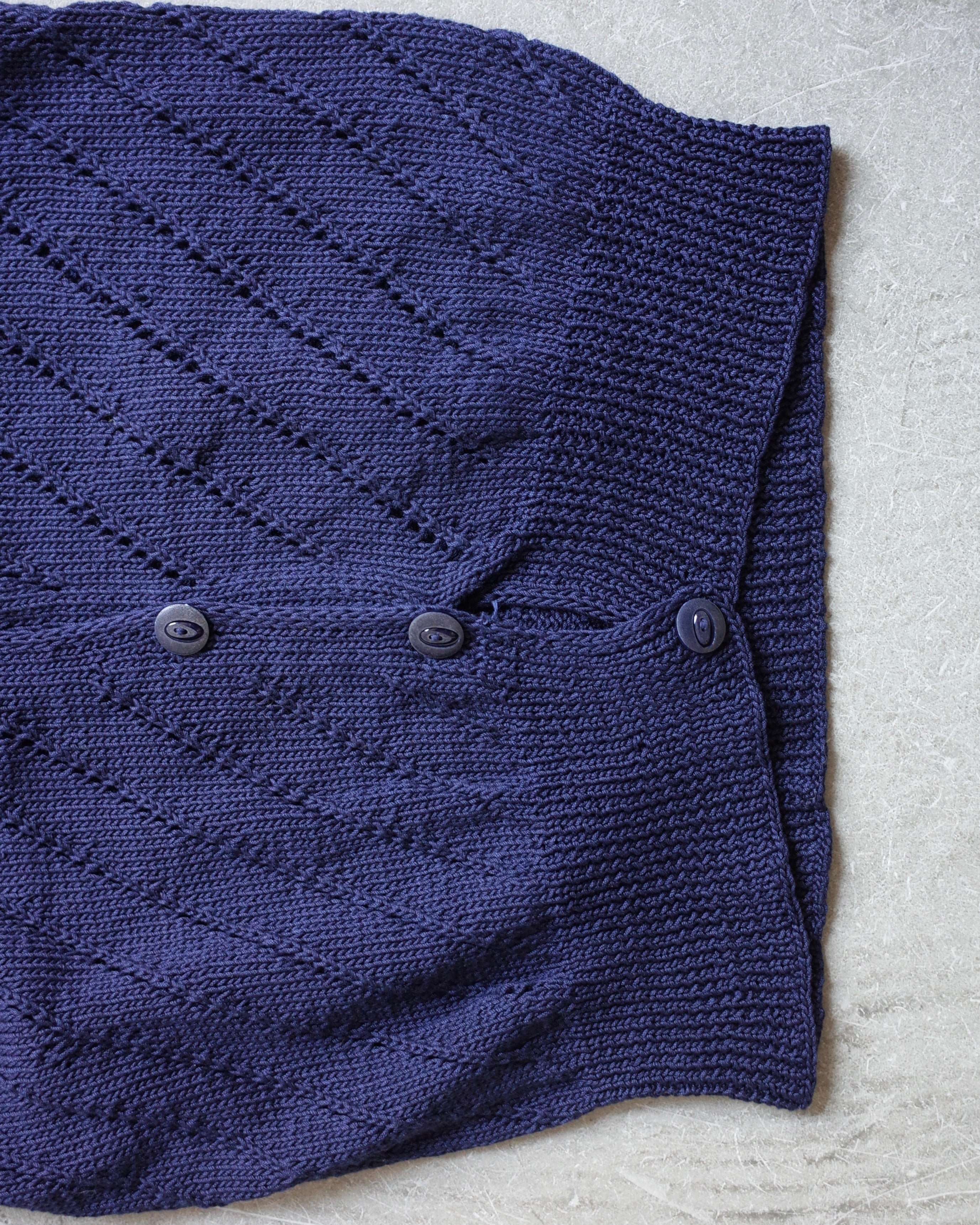 Used / HALF SLEEVE KNIT CARDIGAN