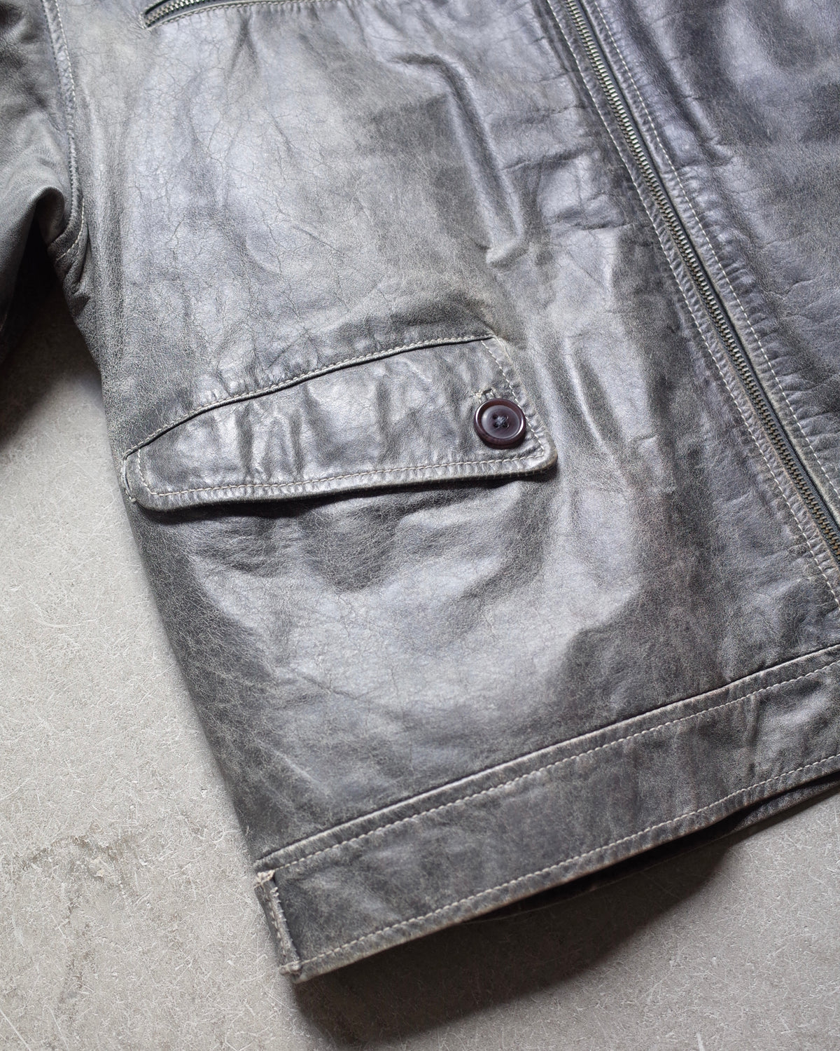 Used / LEATHER JACKET