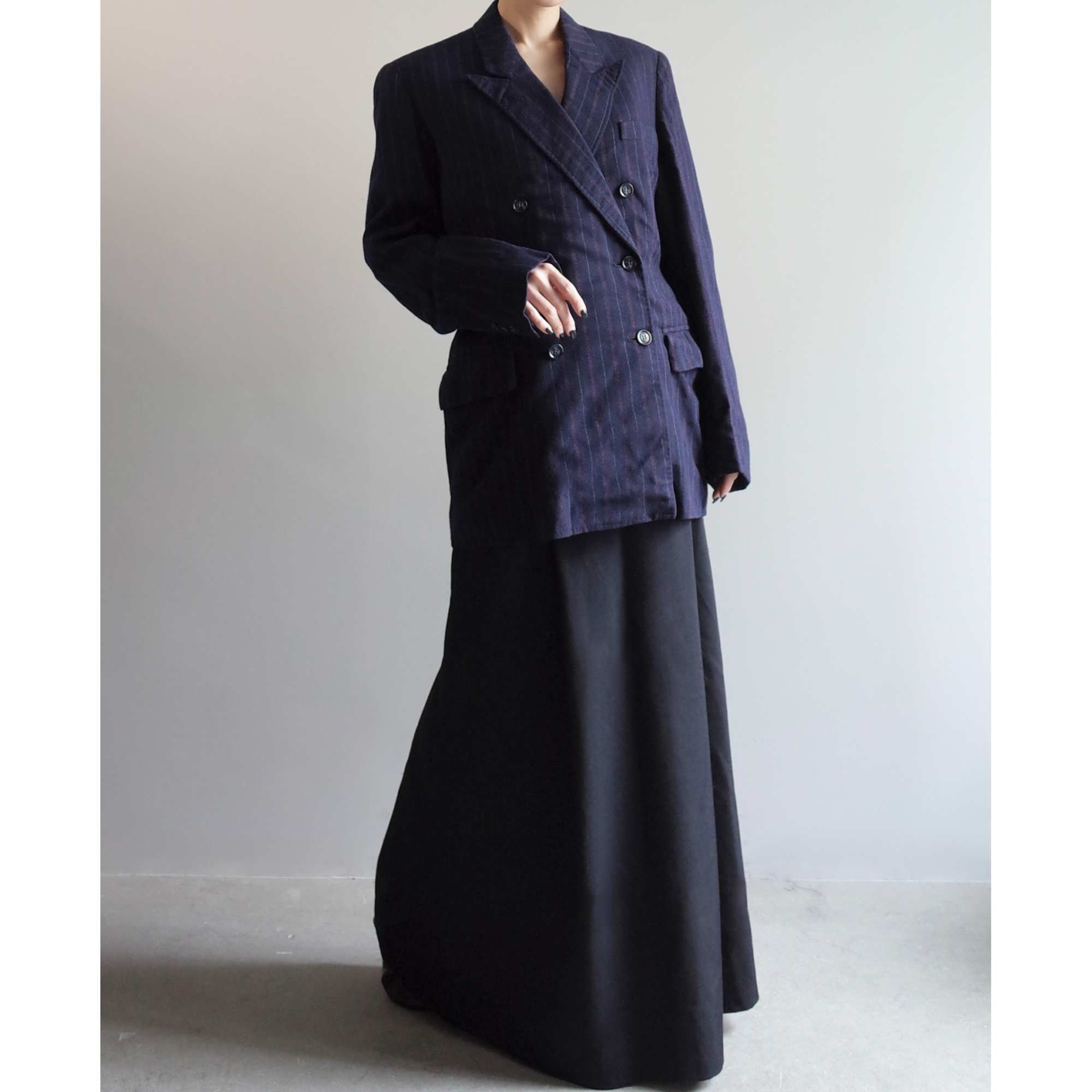 ★Used / STRIPED DOUBLE JACKET