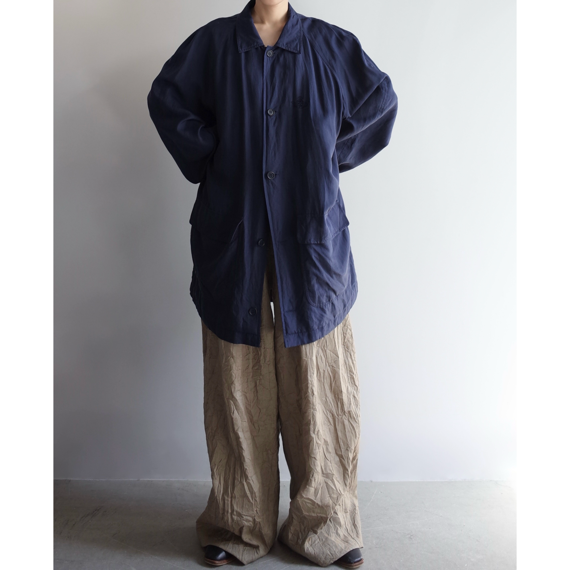 ★Used / SILK HALF COAT