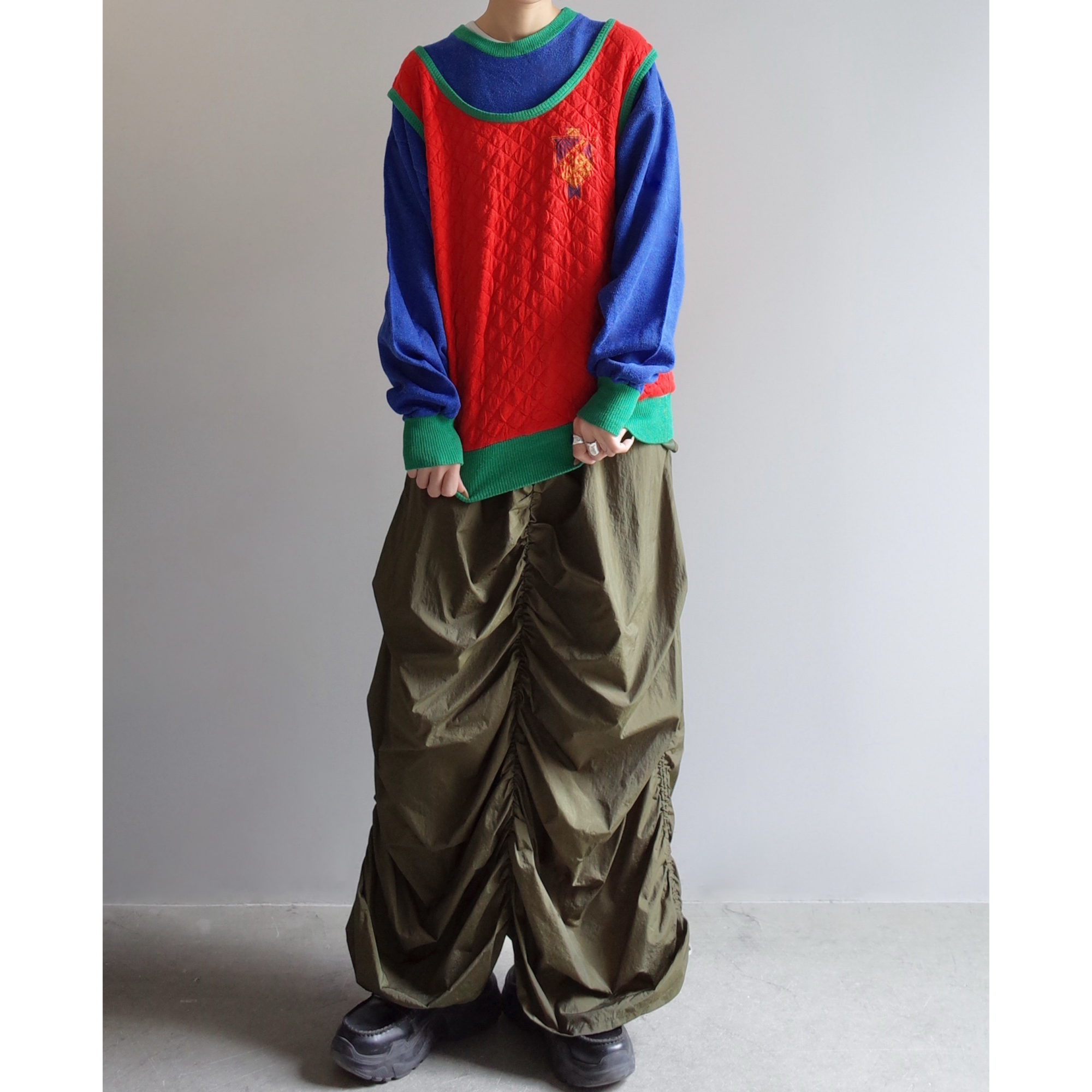 Used / LAYERED PULLOVER