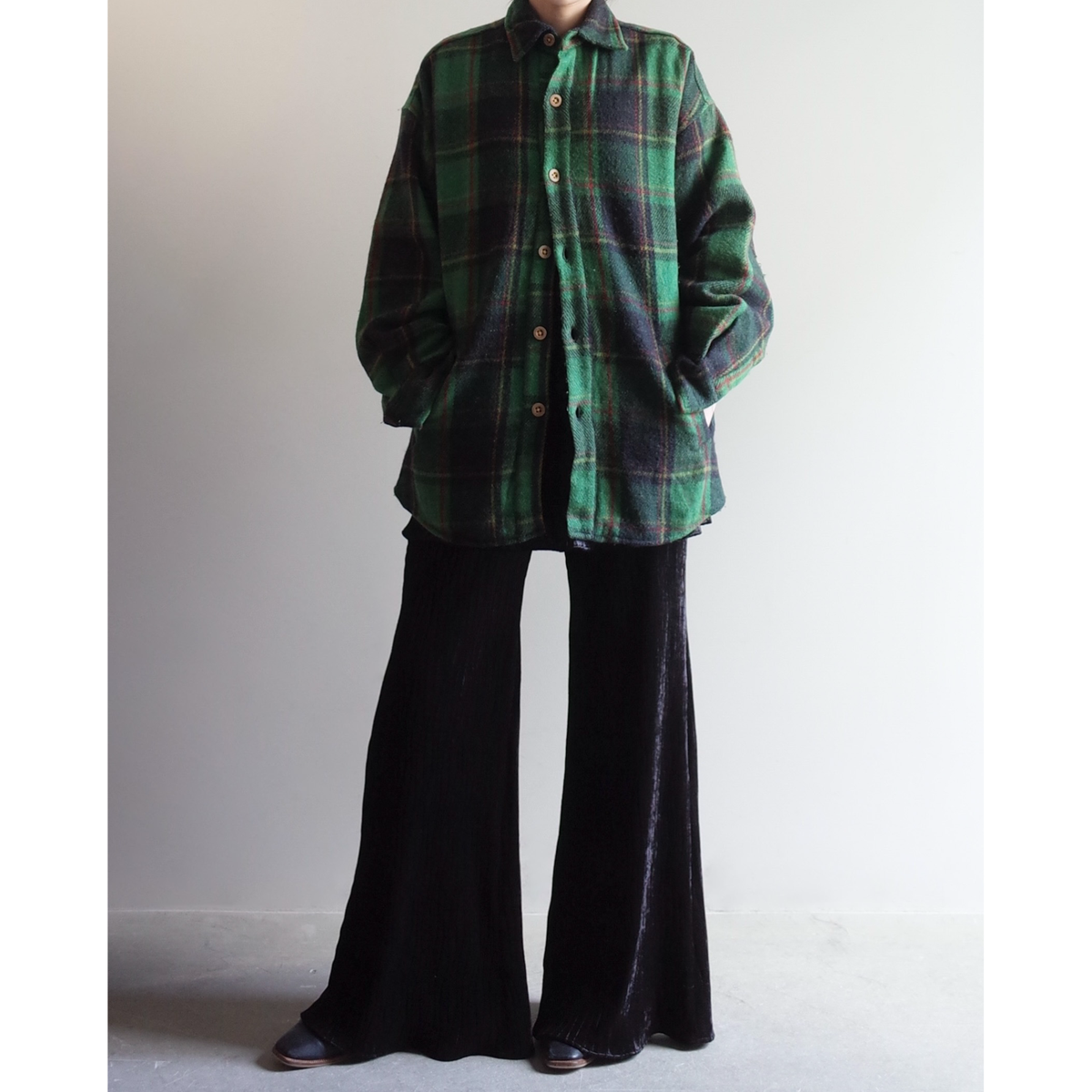 Used / WOOL SHIRT JACKET