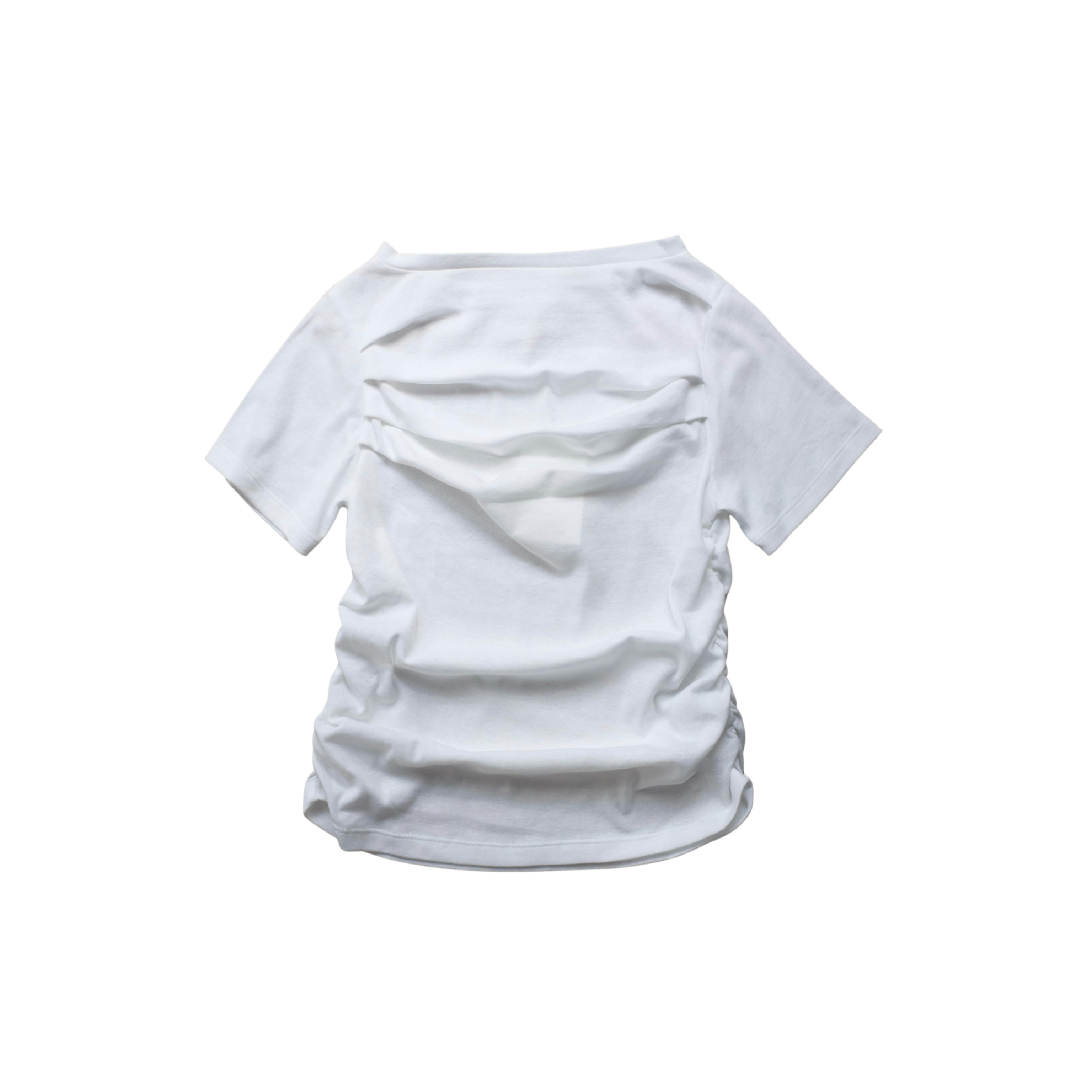 RIBED MINI DRAPE TEE