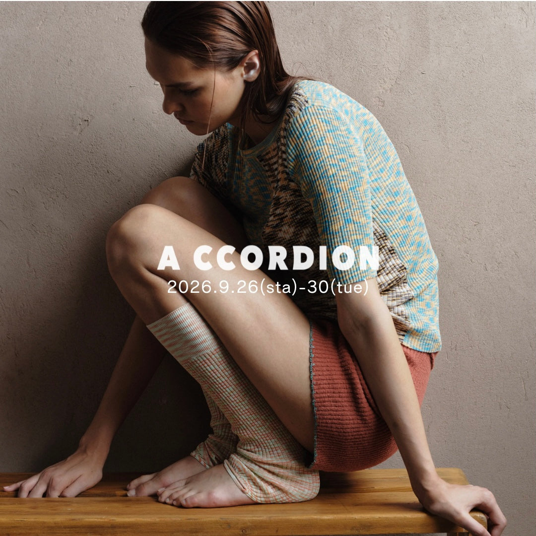 A CCORDION 27春夏展示会