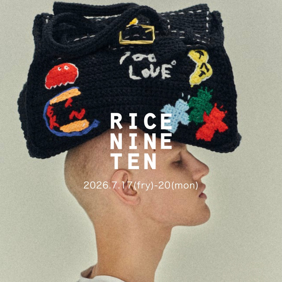 RICE NINE TEN 27春夏展示会