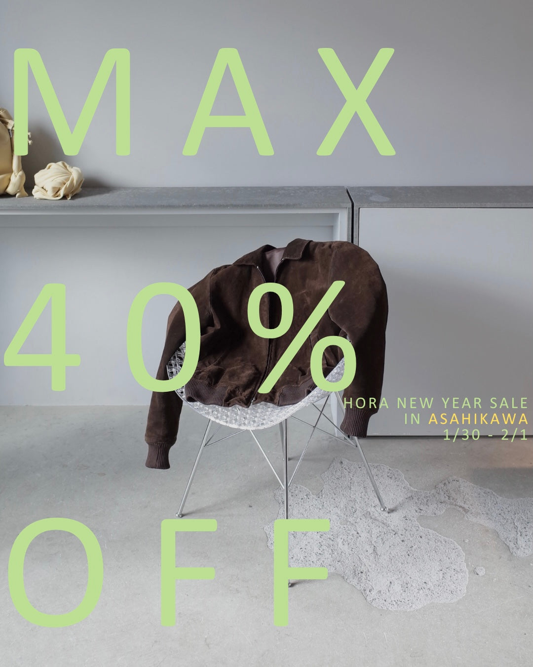 【最大40％OFF】Hora NEW YEAR SALE in ASAHIKAWA