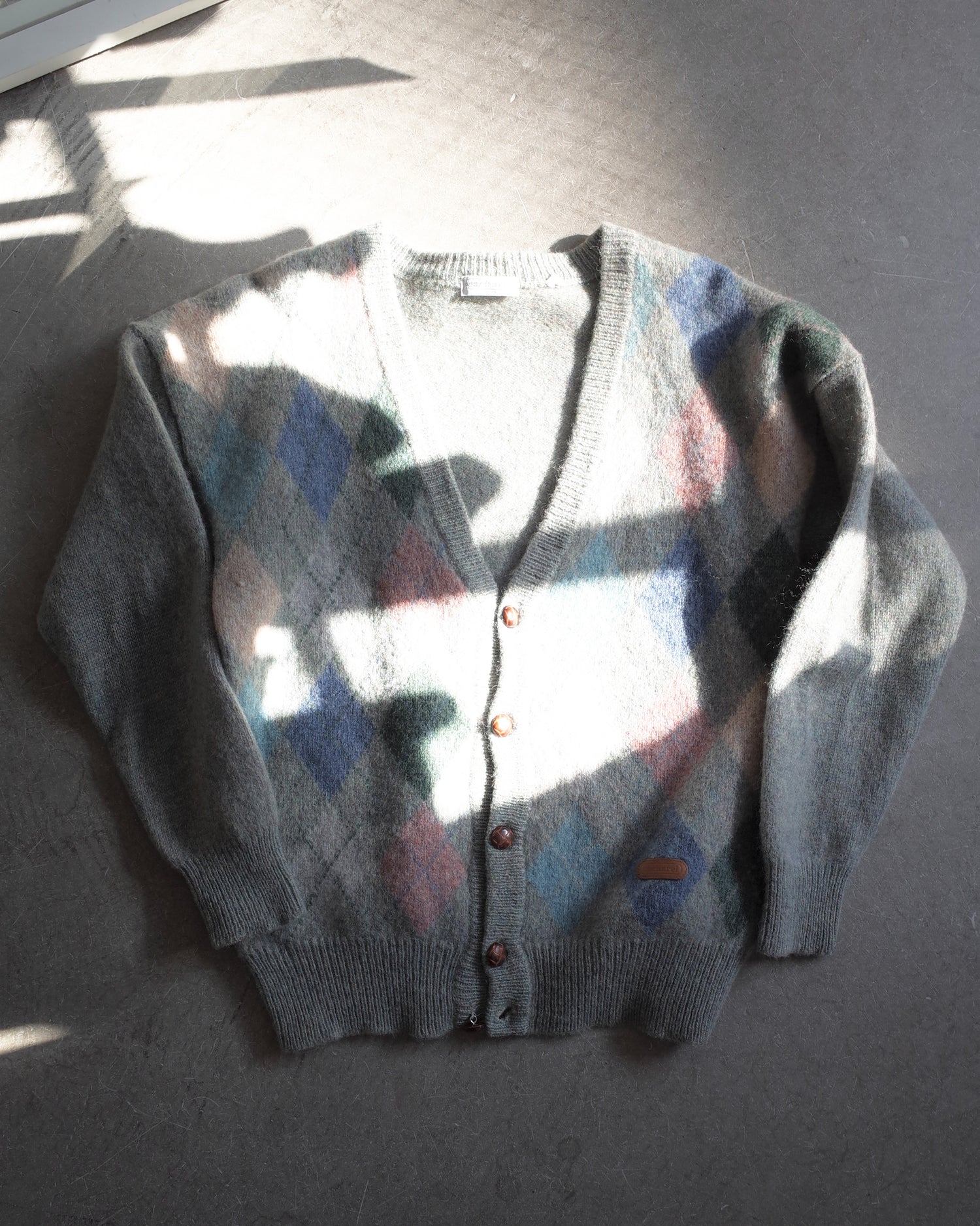 Used / ARGYLE CARDIGAN