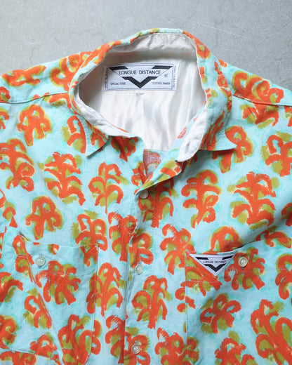 Used / BLOCK PRINT MENS SHIRT