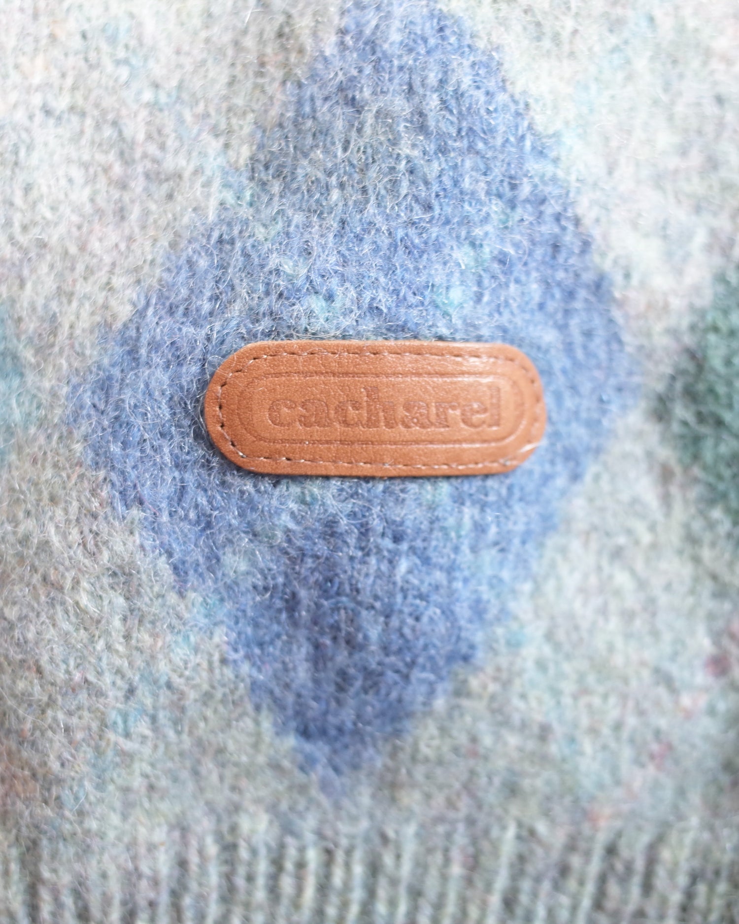 Used / ARGYLE CARDIGAN