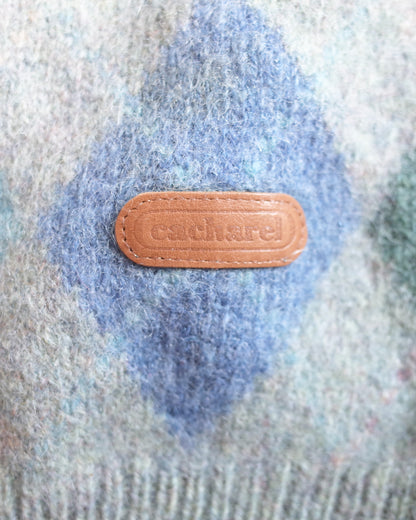 Used / ARGYLE CARDIGAN