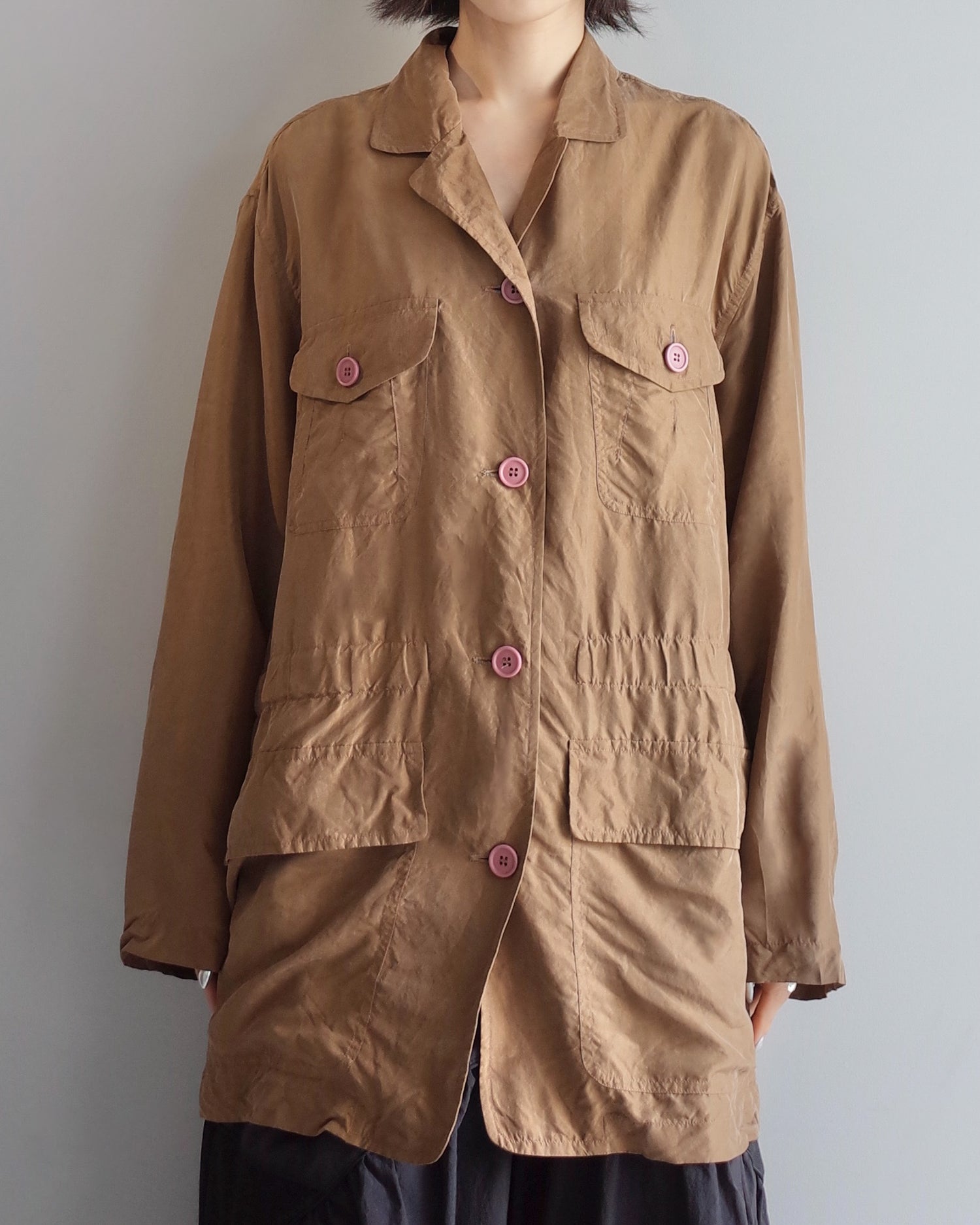 Used / SILK SHIRT JACKET