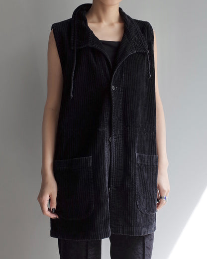 Used / CORDUROY LONG VEST