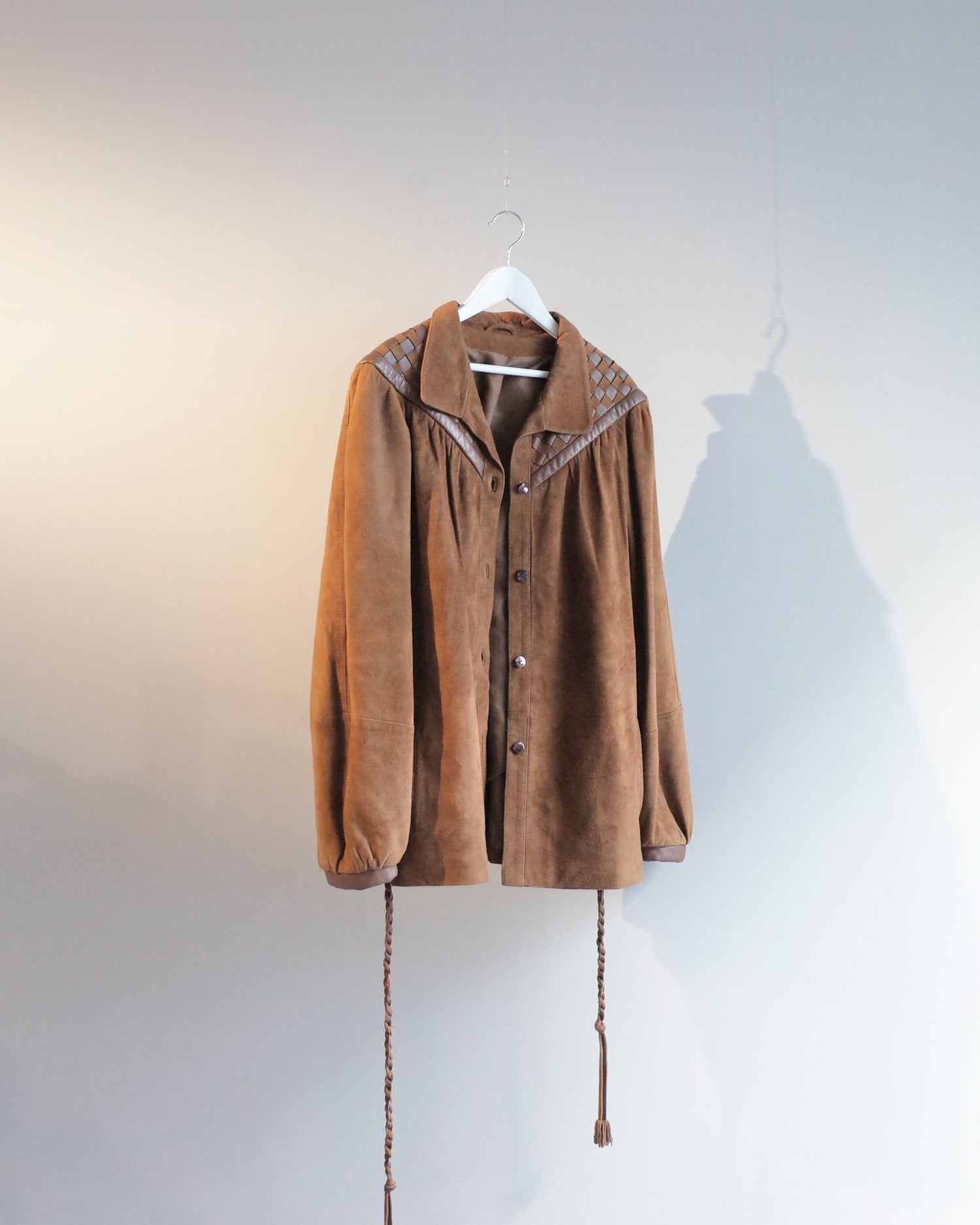 Used / LEATHER SHIRT JACKET