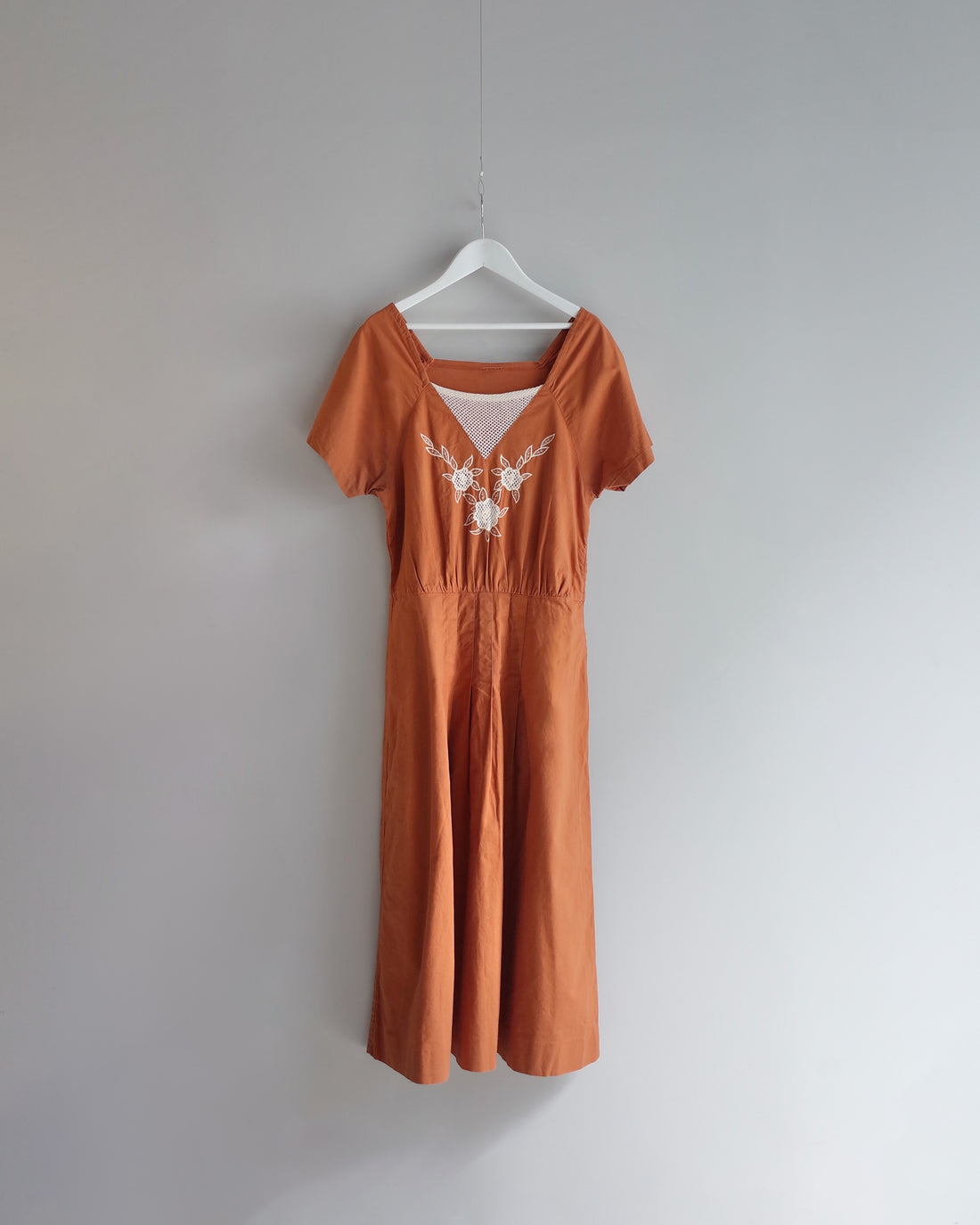 Used / ETHNIC HALFSLEEVE ONEPIECE