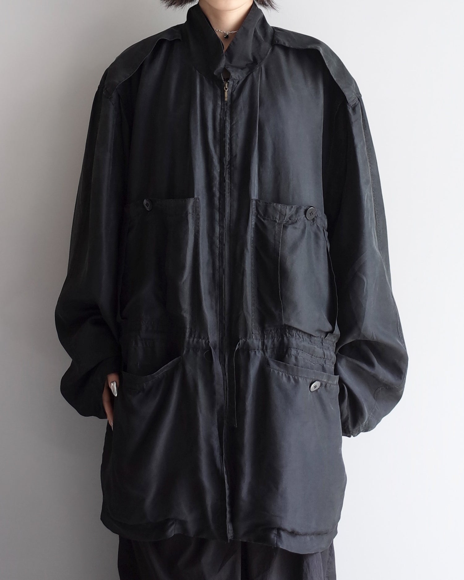 Used / SILK BLOUSON