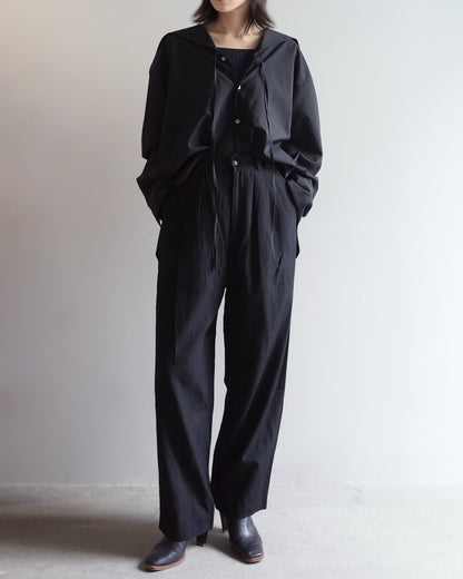 Used / WOOL TAPERED PANTS