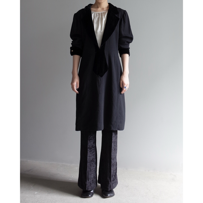 Used / VELOUR COLLAR ONEPIECE