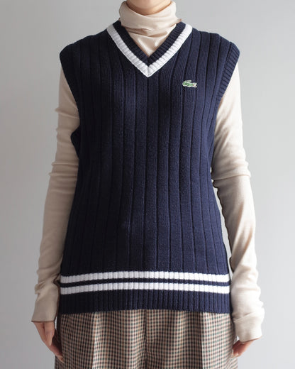 Used / 70s Lacoste KNIT VEST