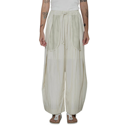 WIDE GATHER PANTS