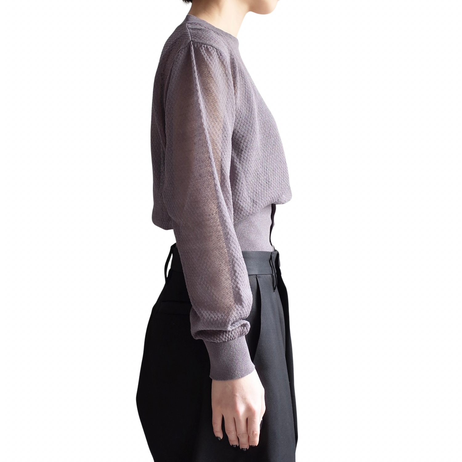 BUTTON KNIT PULLOVER