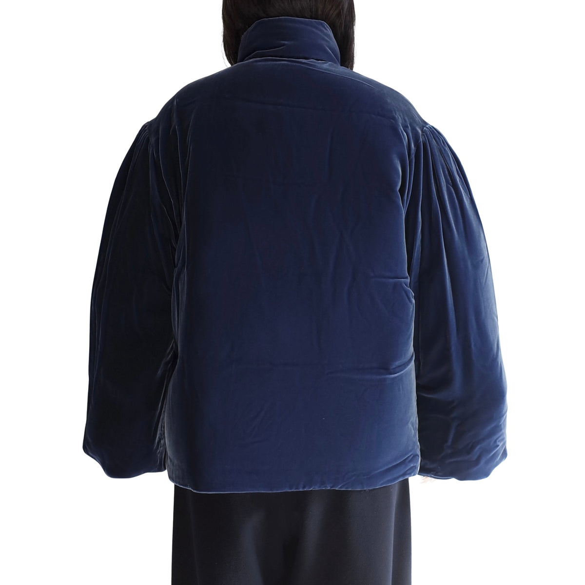 VELVET DOWN JACKET