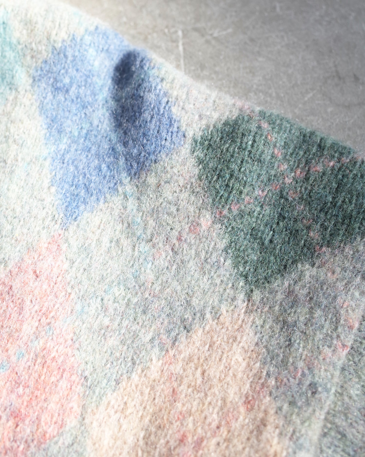 Used / ARGYLE CARDIGAN