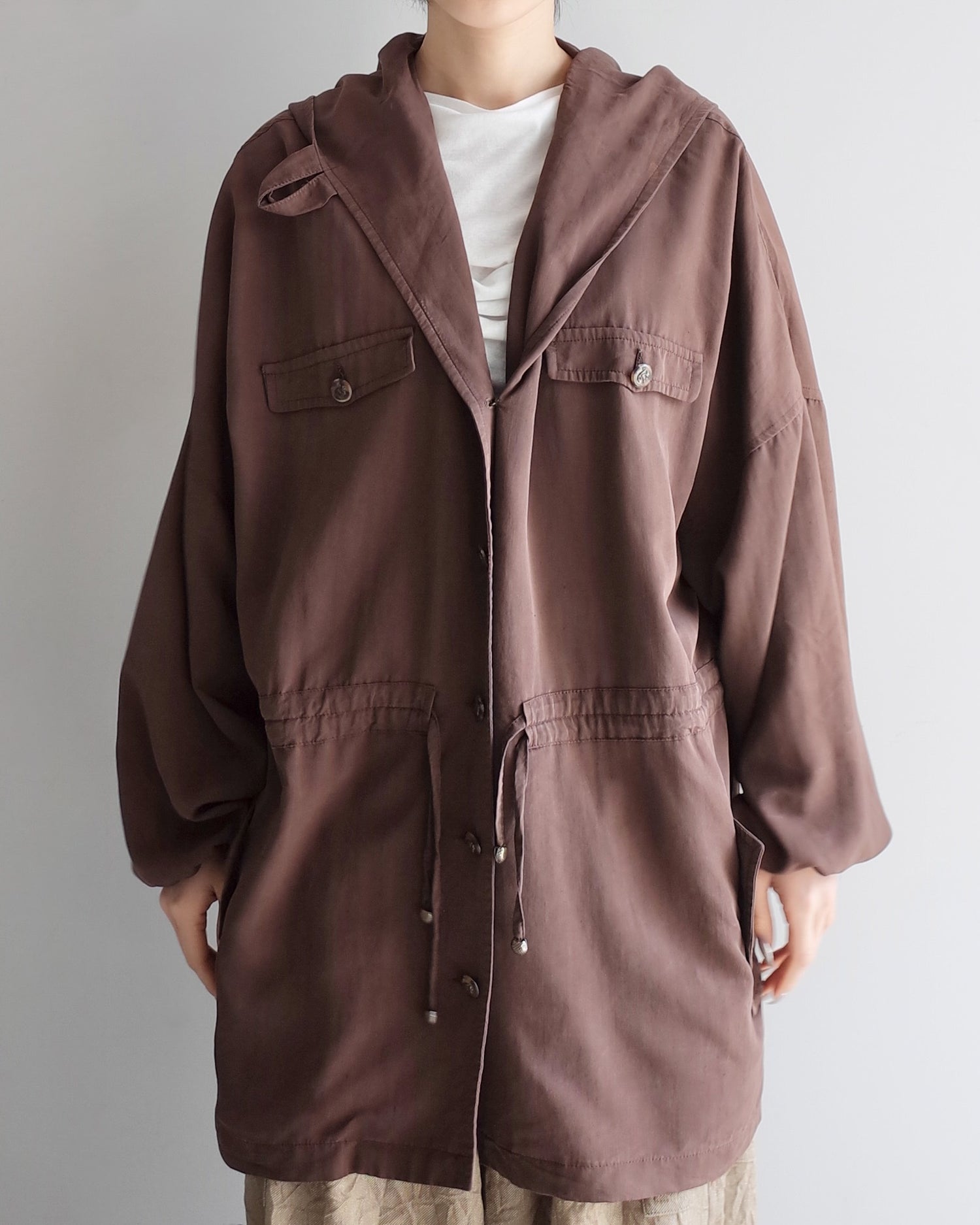 Used / DRAW CODE SAFARI SHIRT JACKET