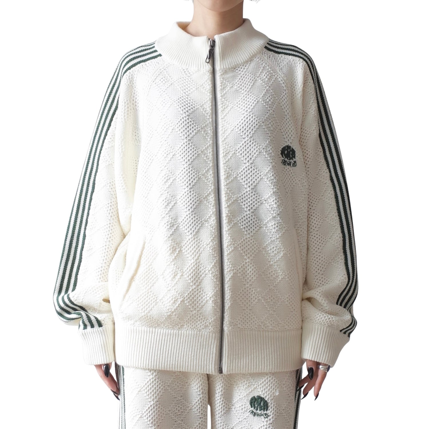 KNITTED TRAINING JACKET
