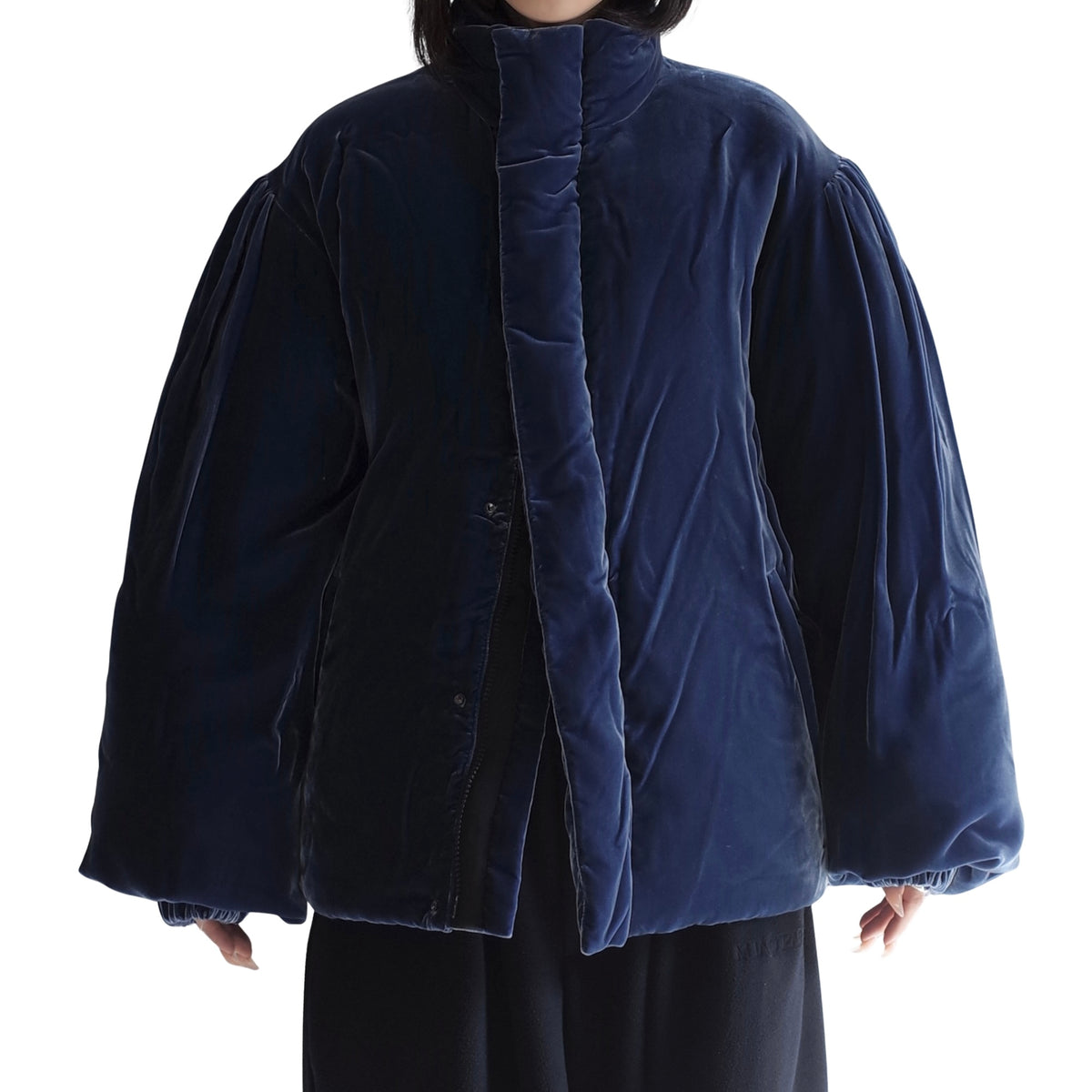 VELVET DOWN JACKET