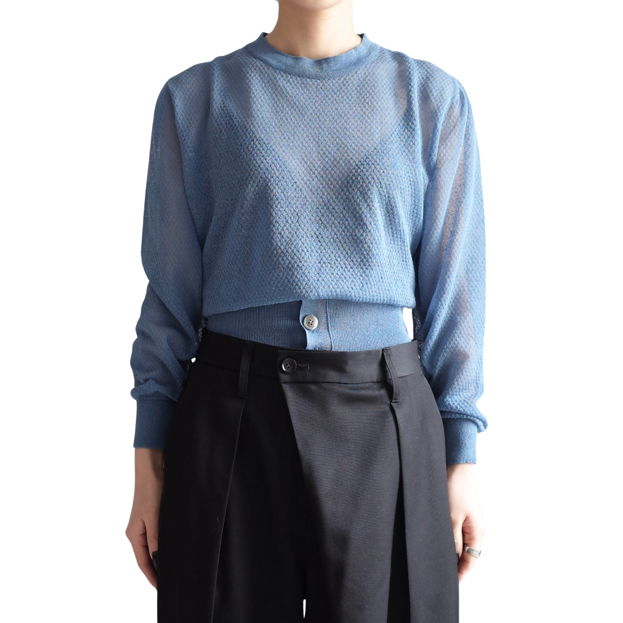 BUTTON KNIT PULLOVER