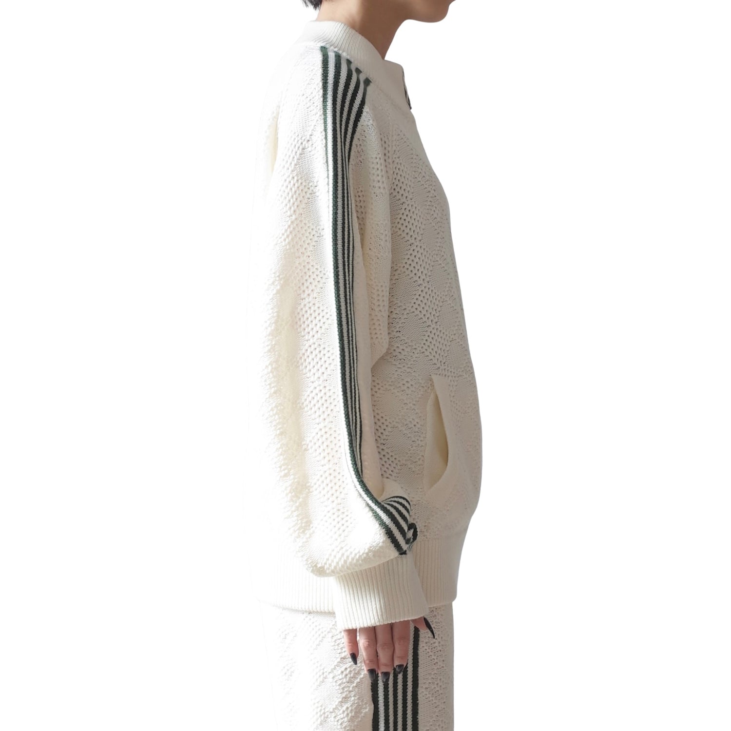 KNITTED TRAINING JACKET