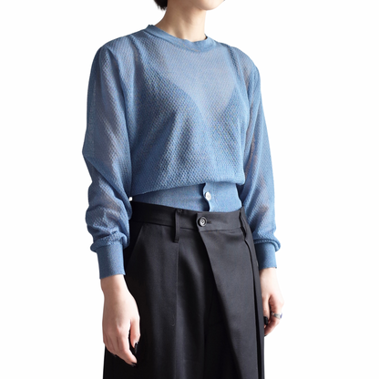 BUTTON KNIT PULLOVER