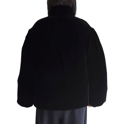 VELVET DOWN JACKET