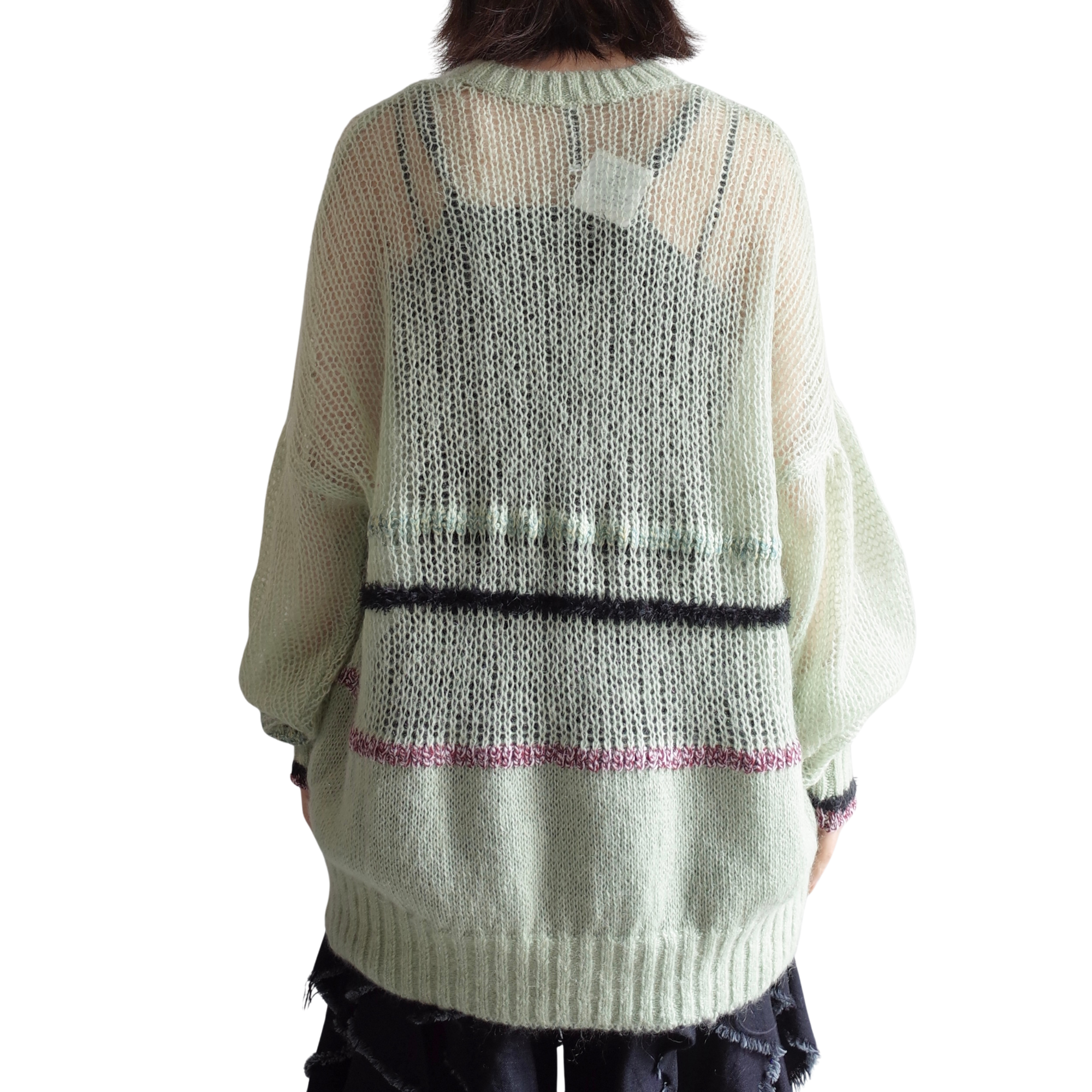 SHEER MOHAIR PULLOVER