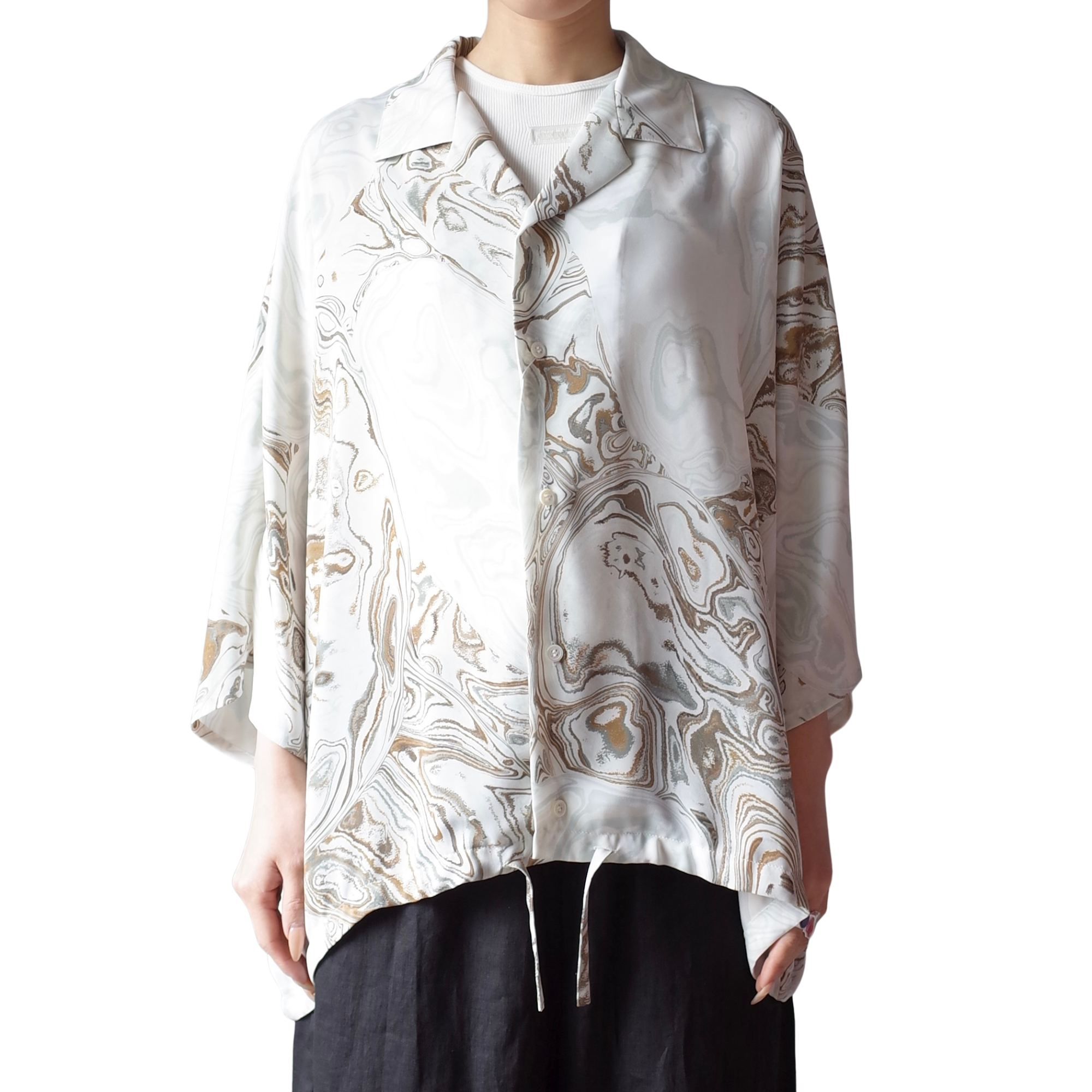 DOLMAN HALFSLEEVE BLOUSE