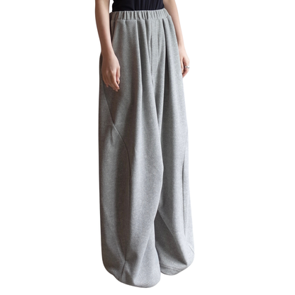 FLEECE WIDE PANTS