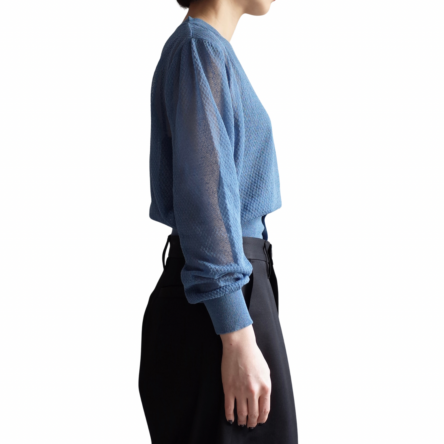 BUTTON KNIT PULLOVER