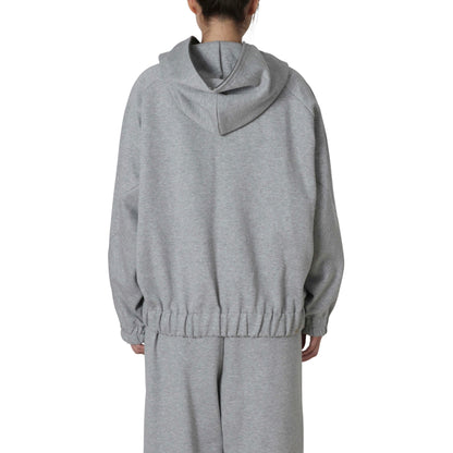 DOUBLE KNIT ZIP HOODIE