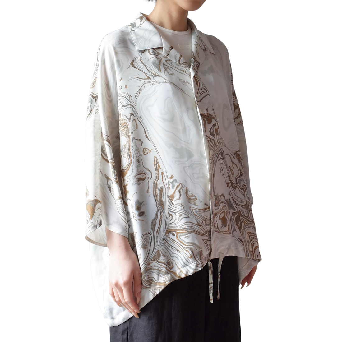 DOLMAN HALFSLEEVE BLOUSE
