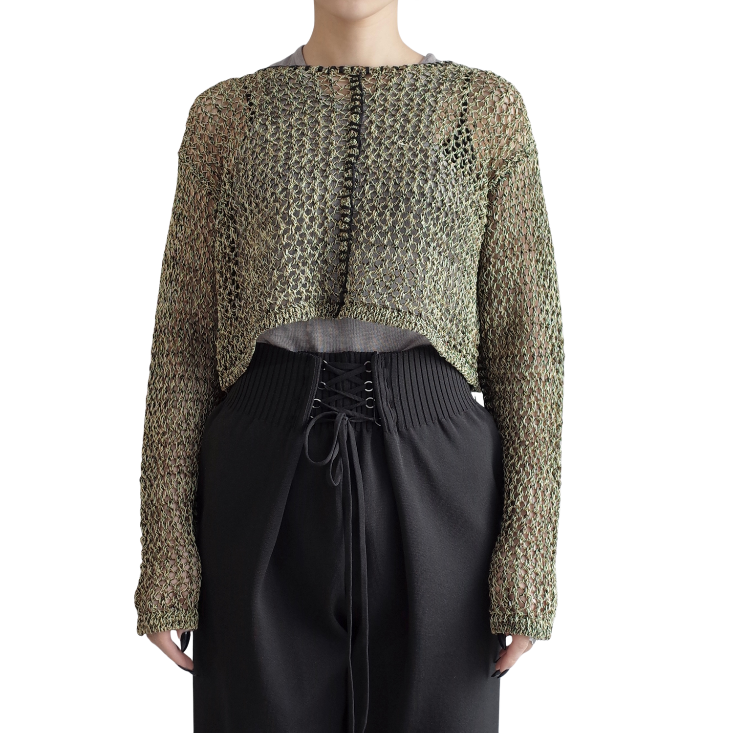 COIL YARN MIX CARDIGAN