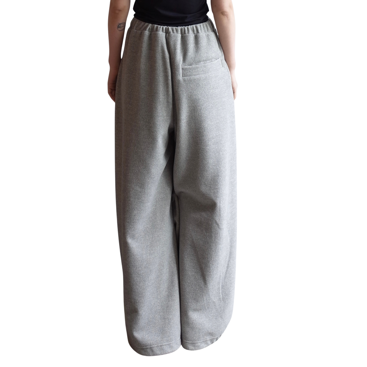 FLEECE WIDE PANTS